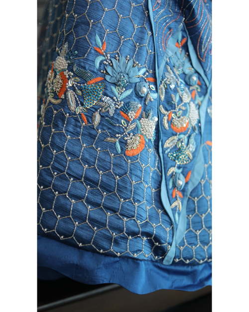 Blue Lehnga Choli