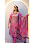 Pink purple 3 Piece Dress