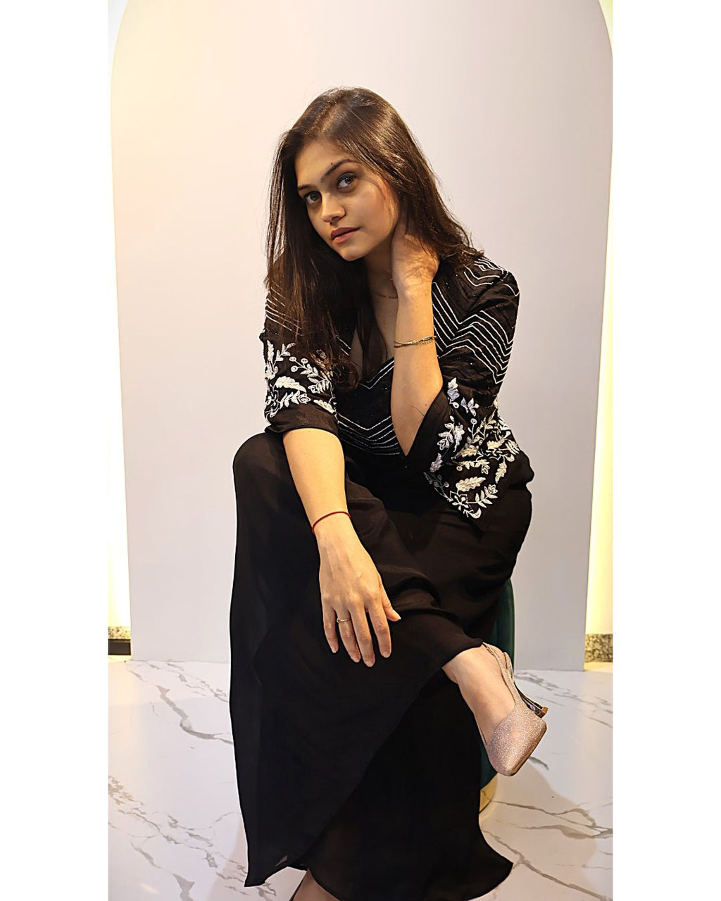 Black Jacket Style Indowestern